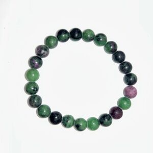 Ruby - UV Ziosite bracelet